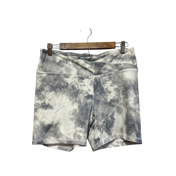 AVIA Women's Activewear Biker Shorts, Tie Dye, High Waist, Athletic Workout - Picture 1 of 6